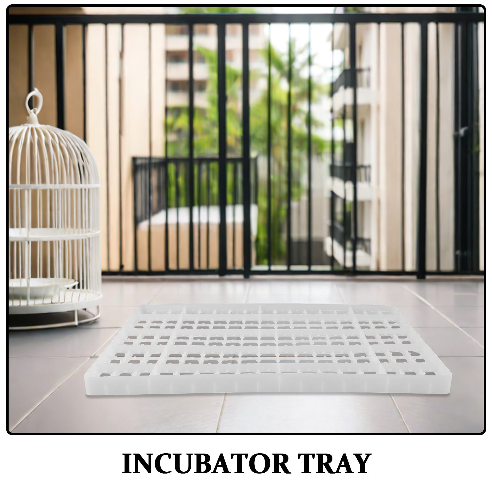 Quail Egg Incubator - 2 stuks eierenbroedmachine bakje rooster kippeneieren