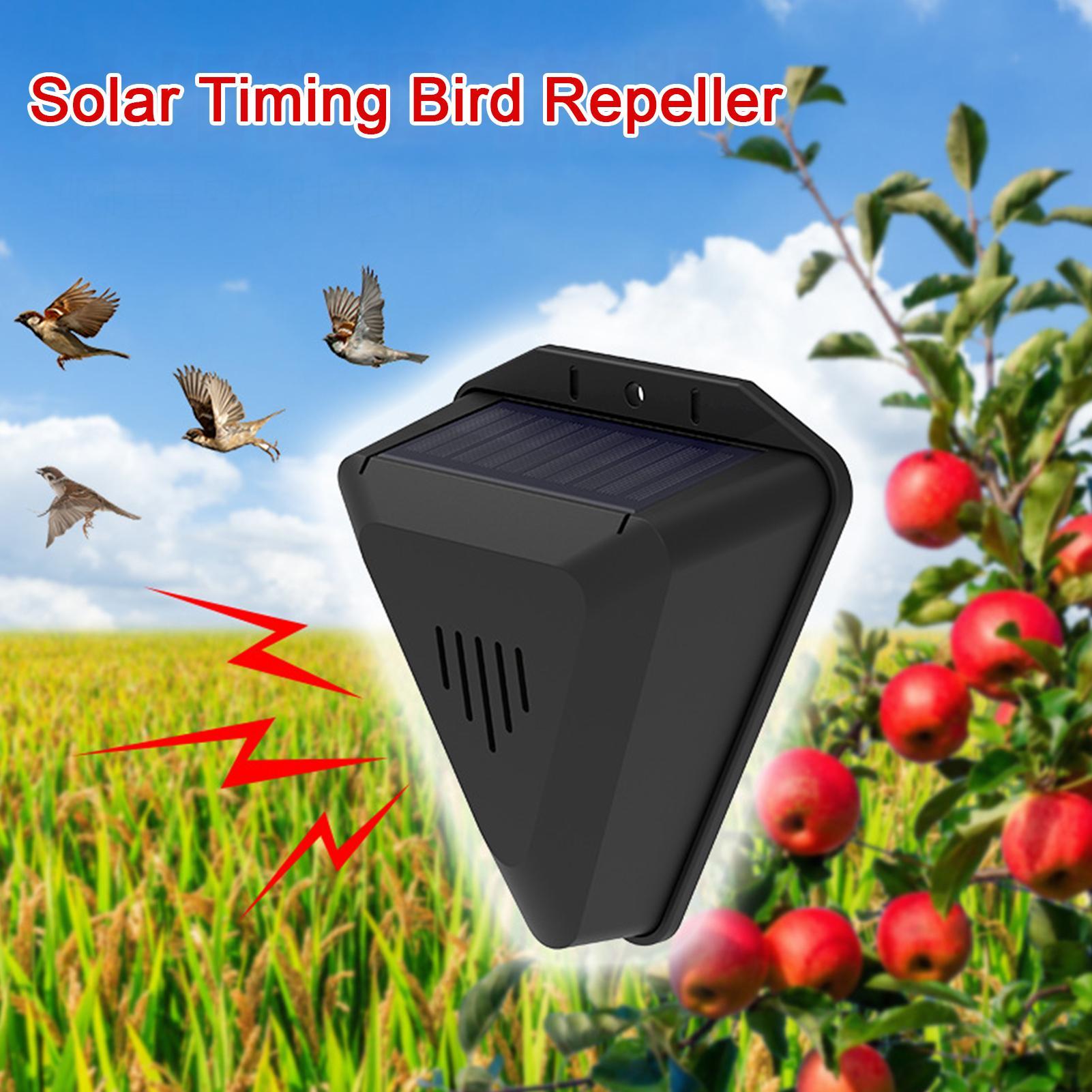 Solar Bird Scarer - Waterdichte zonne-aangedreven vogelverjager, zonne-aangedreven dierenverjager, zonne-aangedreven