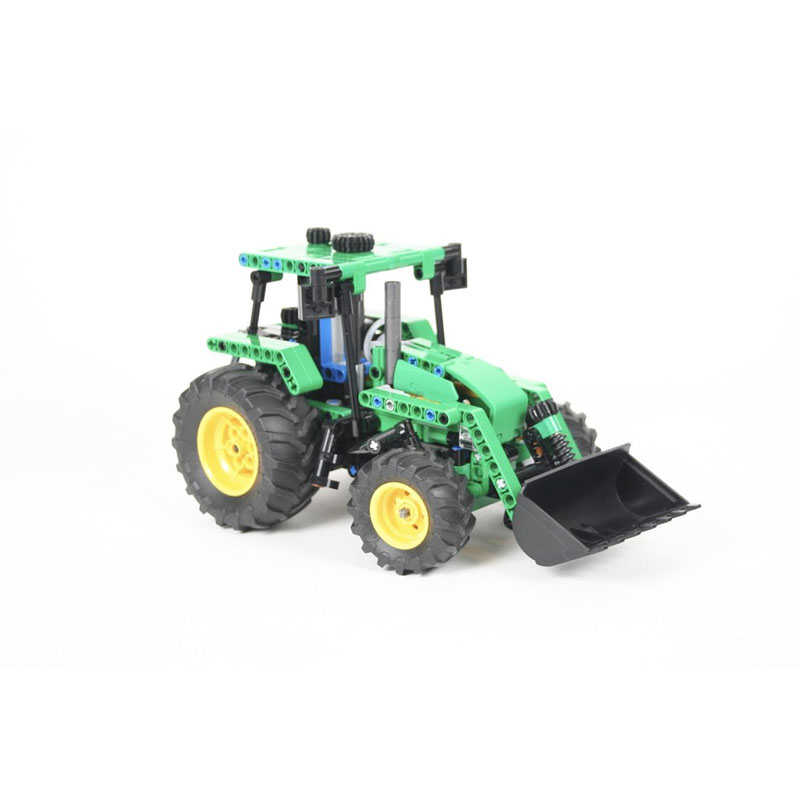 Agriculture Farming Certificate - MOC-107722 City Farm Landbouwtractor Bouwsteenmodel 474