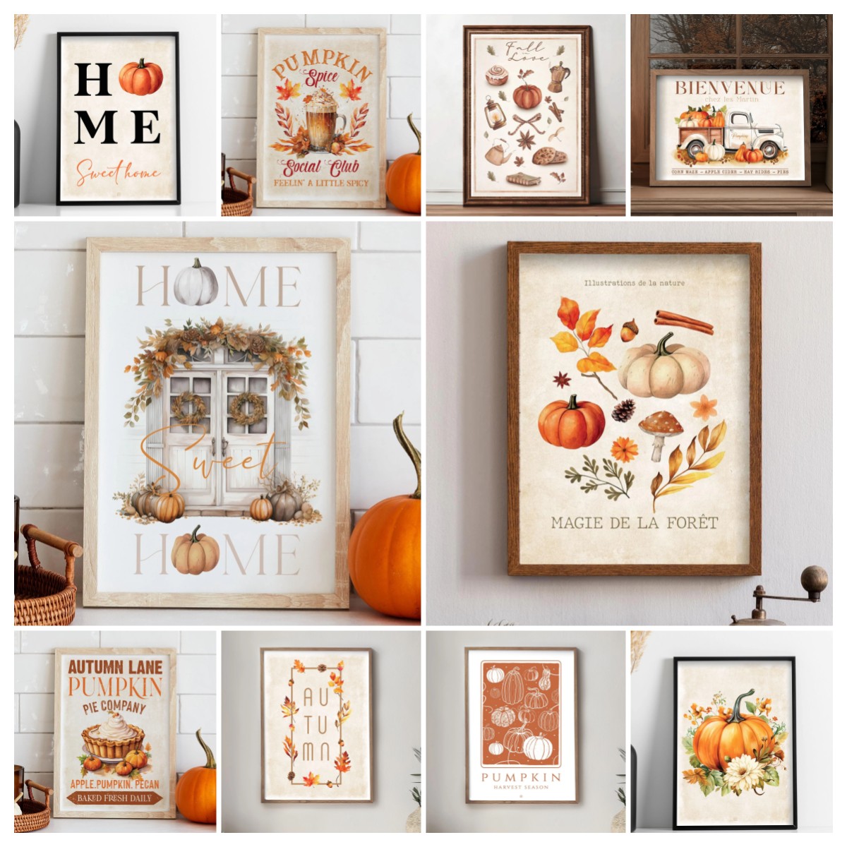 1pc Pumpkin Spice poster, Herf - Agriculture Vertical Farming recensie en prijs