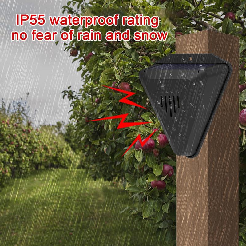 Zonne-timer Vogelverjager met  - Solar Bird Scarer recensie en prijs