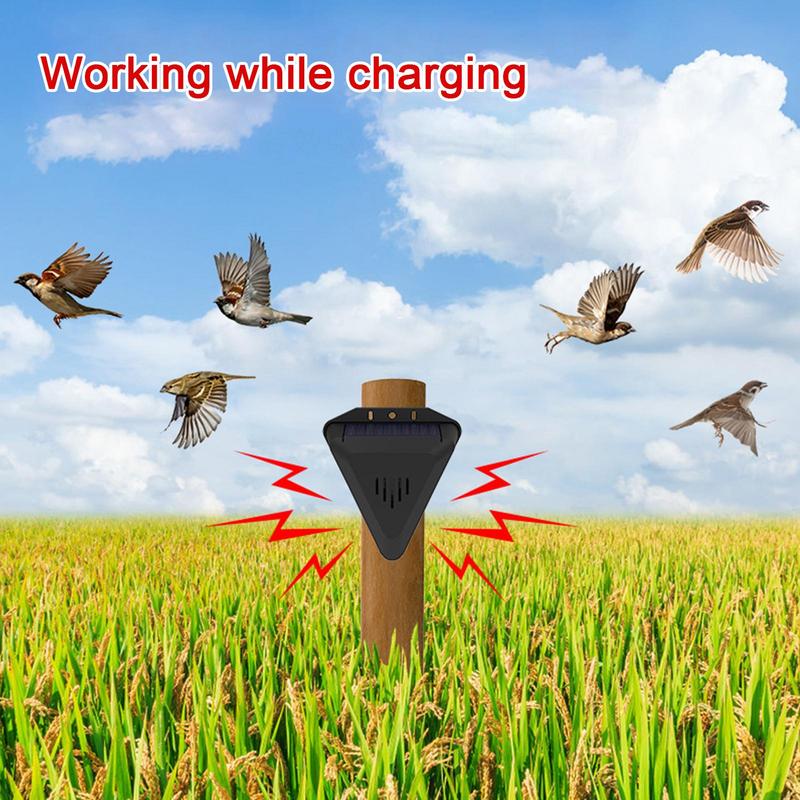 Zonne-timer Vogelverjager met  - Solar Bird Scarer recensie en prijs