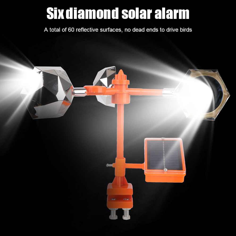 Zonne-reflecterende vogelverja - Solar Bird Scarer recensie en prijs